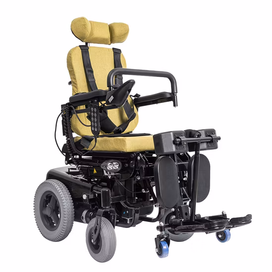 Silla de ruedas multifunción reclinable de pie, silla de ruedas eléctrica automática de elevación