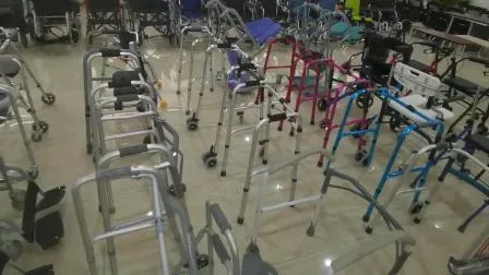 Bastón de aluminio plegable ligero de productos médicos